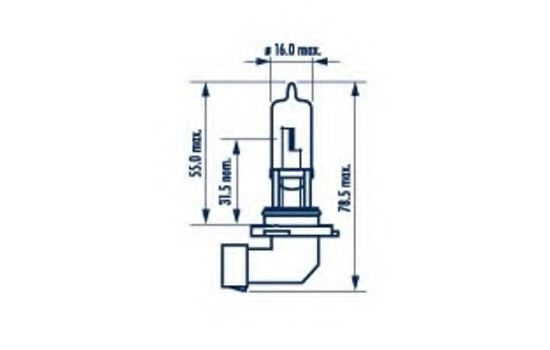 Bec, far faza lunga BMW Seria 5 (E39) (1995 - 2003) NARVA 48005 piesa NOUA