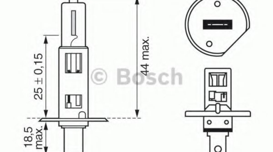 Bec, far faza lunga FIAT MAREA Weekend (185) (1996 - 2007) BOSCH 1 987 302 013 piesa NOUA