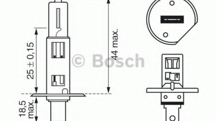 Bec, far faza lunga FIAT PALIO Weekend (178DX) (1996 - 2016) BOSCH 1 987 302 013 piesa NOUA