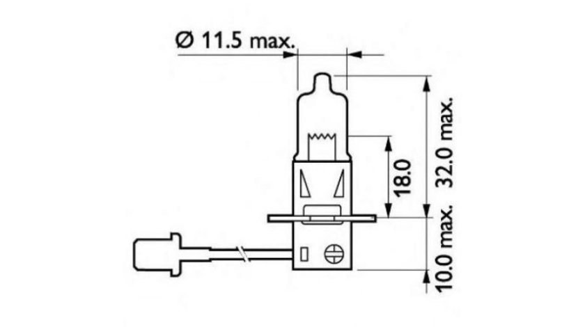 Bec far faza lunga Mercedes ACTROS MP2 / MP3 2002-2016 #2 13336MDBVB1