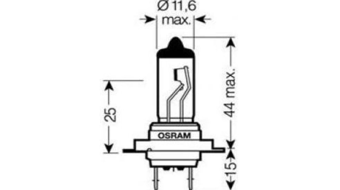 Bec far faza lunga Mercedes CLA cupe (C117) 2013-2016 #2 64210SUP