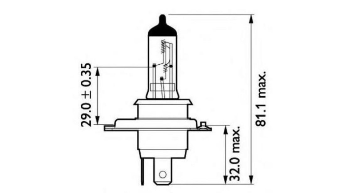 Bec far faza lunga Mercedes MK 1987-1996 #2 13342MDBVB1