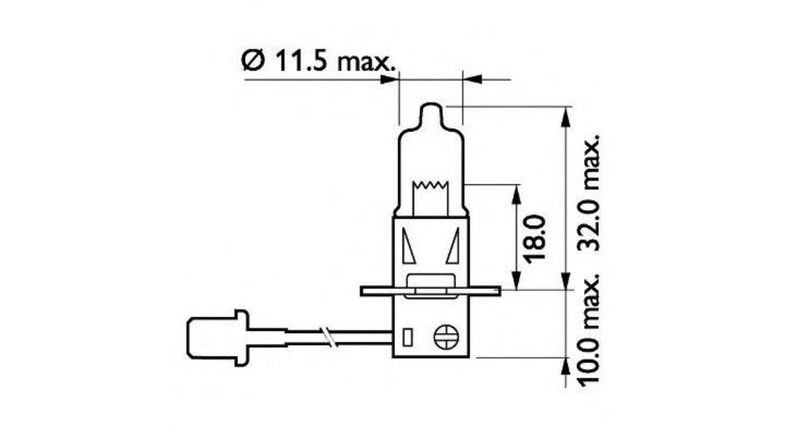 Bec far faza lunga Mercedes SK 1987-1996 #2 13336MLC1