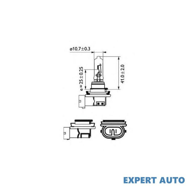 Bec far faza lunga MINI MINI Cabriolet (R52) 2004-2007 #2 12361C1