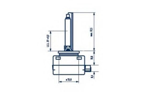 Bec, far faza lunga OPEL ASTRA J (2009 - 2016) NARVA 84010 piesa NOUA