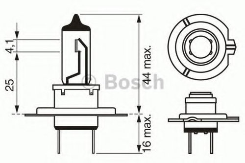 Bec, far faza lunga PEUGEOT 306 (7B, N3, N5) (1993 - 2003) BOSCH 1 987 302 071 piesa NOUA