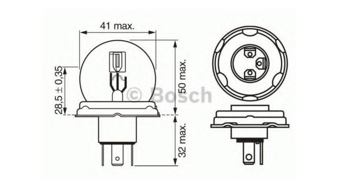 Bec far faza lunga Peugeot J5 platou / sasiu (290L) 1990-1994 #3 12620