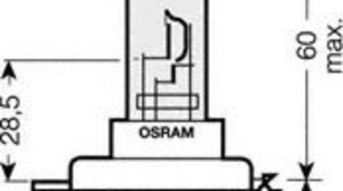 Bec, far faza lunga SEAT INCA (6K9) (1995 - 2003) OSRAM 64193ULT-HCB piesa NOUA