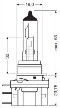 Bec, far faza lunga VW AMAROK (2H, S1B) (2010 - 2016) OSRAM 64176 piesa NOUA