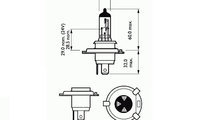 BEC FAR H4 12V 60/55W P43T BASIC SCT 202792 SCT