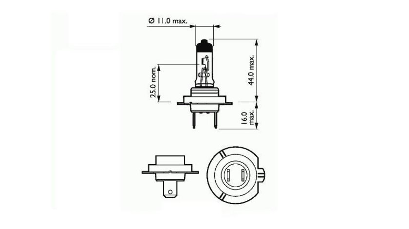 Bec far h7 12v 55w px26d basic sct UNIVERSAL Universal #6 202907