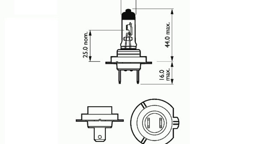 BEC FAR H7 12V55W PX26D SUPER WHITE SCT 202136 SCT