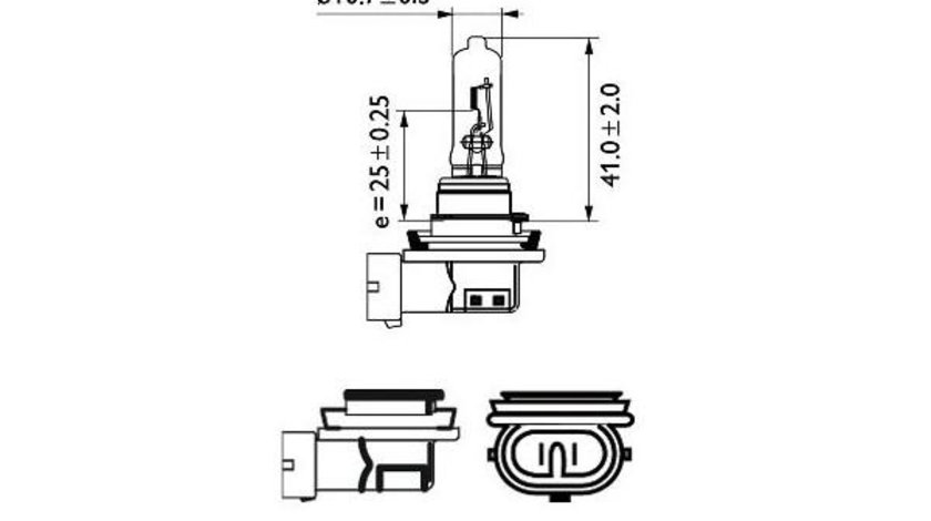 Bec far h9 pgj19-5 65w 12v vision philips UNIVERSAL Universal #6 12361B1