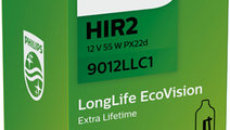 Bec Far Hir2 55w 12v Long Life Ecovision Philips 9...