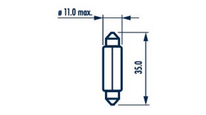 Bec, iluminare compartiment motor (17136 NAR) DAF,IVECO,MAN,MERCEDES-BENZ,SCANIA,VOLVO