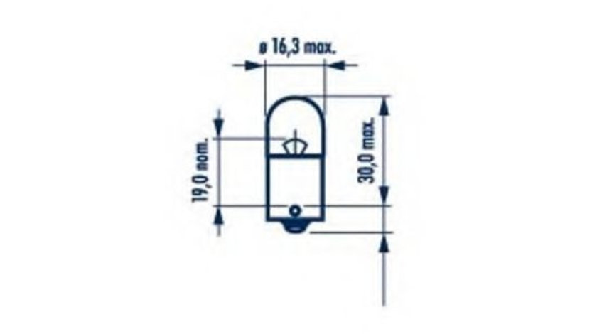 Bec, iluminare numar circulatie BMW Seria 3 (E36) (1990 - 1998) NARVA 17311 piesa NOUA