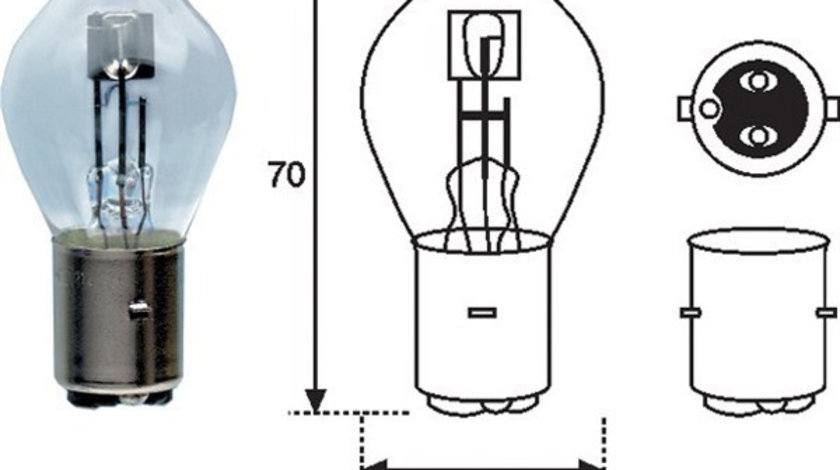 Bec incandescent (002588200000 MAGNETI MARELLI)