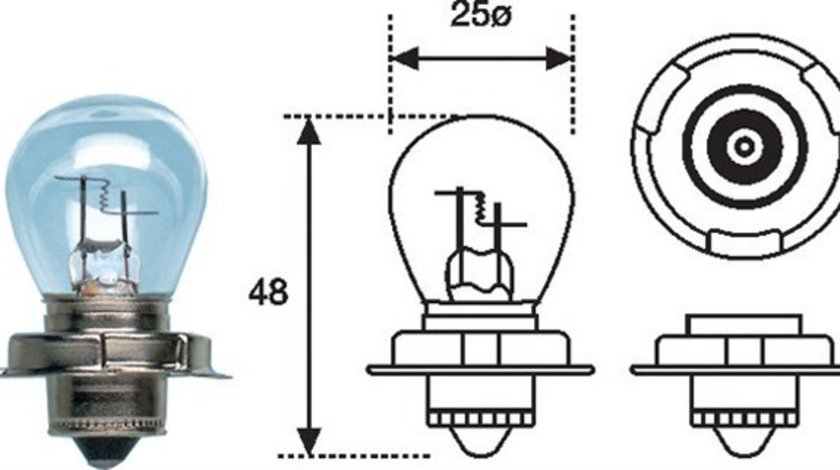 Bec incandescent (002588300000 MAGNETI MARELLI)