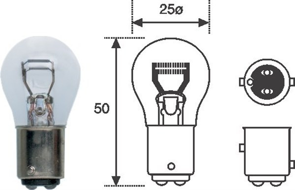 Bec incandescent (008528100000 MAGNETI MARELLI)