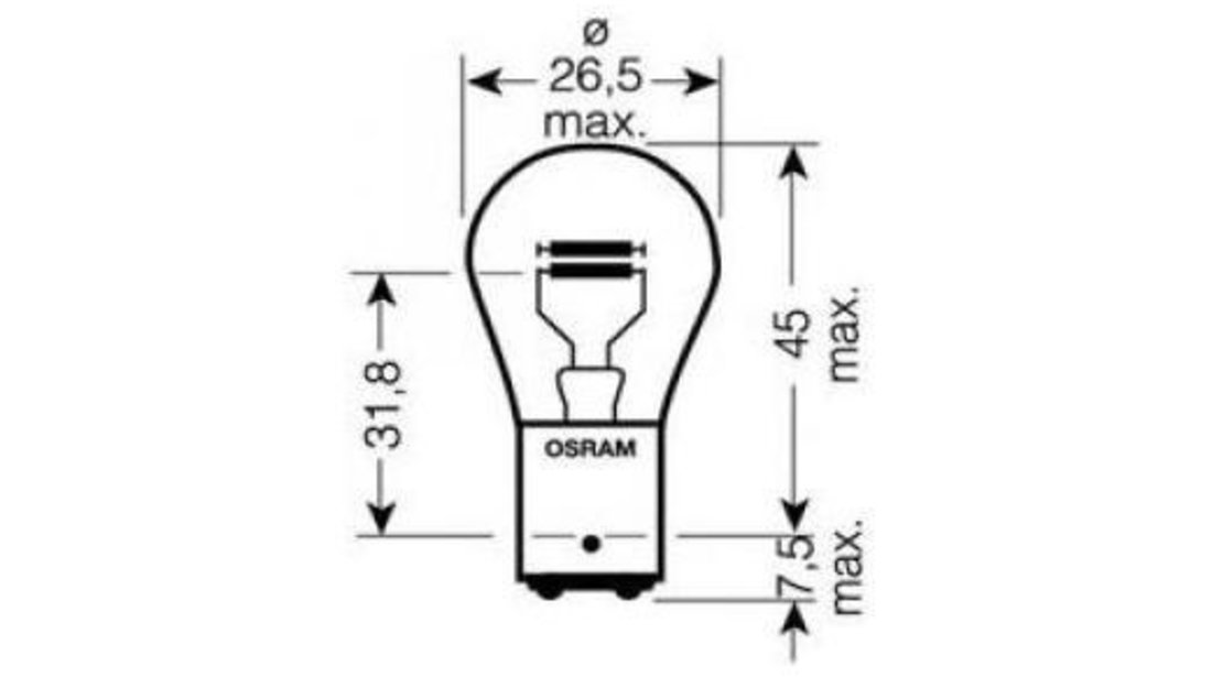 Bec lampa frana / lampa spate Ford MONDEO Mk II combi (BNP) 1996-2000 #3 7225