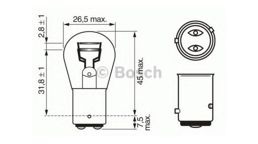 Bec lampa frana / lampa spate Ford MONDEO Mk III limuzina (B4Y) 2000-2007 #3 1122