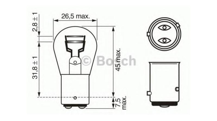 Bec lampa frana / lampa spate Lada KALINA combi (2194) 2013-2016 #3 1122