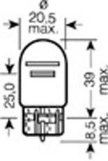 Bec, lampa frana / lampa spate MAZDA 3 (BL) (2008 - 2016) OSRAM 7515 piesa NOUA