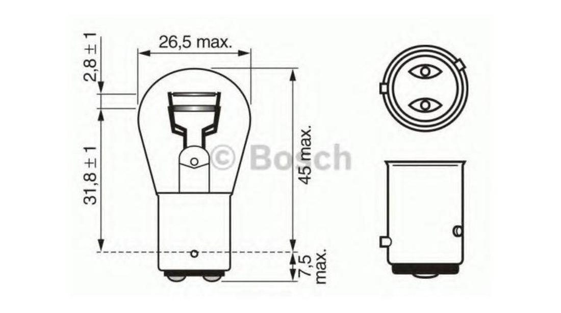 Bec lampa frana / lampa spate Mercedes A-CLASS (W168) 1997-2004 #3 1122