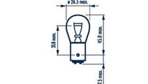 Bec, lampa frana / lampa spate OPEL VECTRA B (36) ...