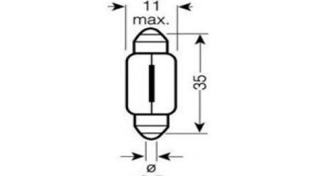 Bec lampa numar BMW 3 Compact (E36) 1994-2000 #3 6418