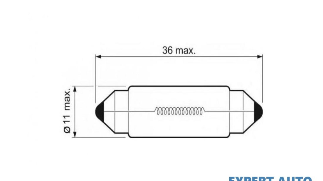 Bec lampa numar Volvo V40 combi (VW) 1995-2004 #3 009418100000