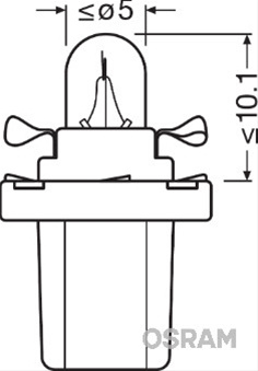 Bec, Lumini Bord; Bec, Lumini Bord Osram 2722MF