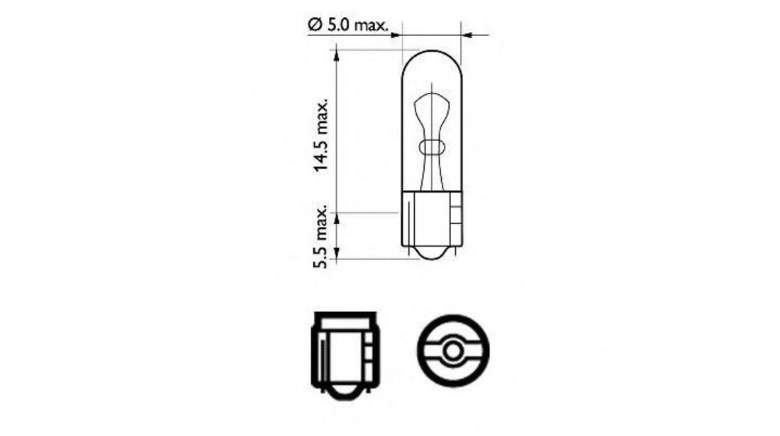 Bec lumini interioare Alfa Romeo 147 (2001-2010) [937] #2 12061CP