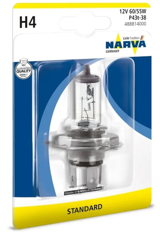 Bec Narva H4 12V 60/55W Blister 48881NVAB1