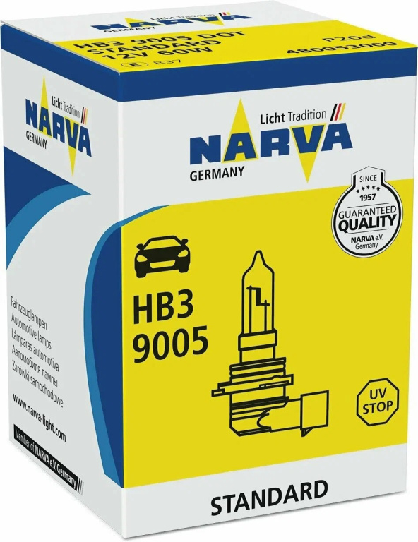 Bec Narva HB3 12V 60W 48005