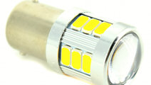 Bec O Faza TV BA15D 5630 18SMD Alb Nonpolar CanBus...