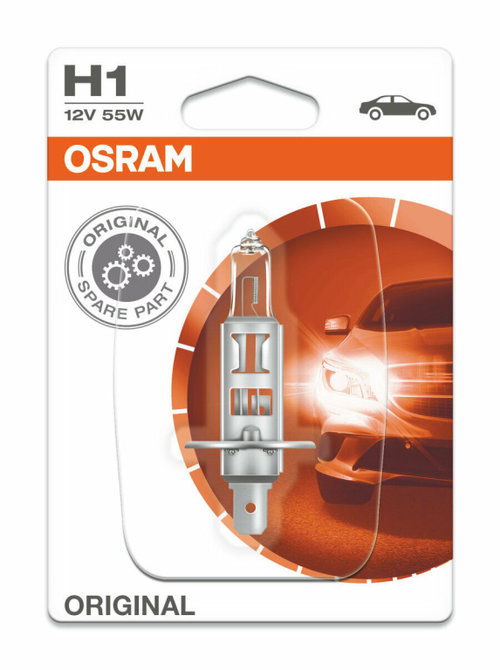 Bec Osram H1 12V 55W Original Blister 1 Buc 64150-01B