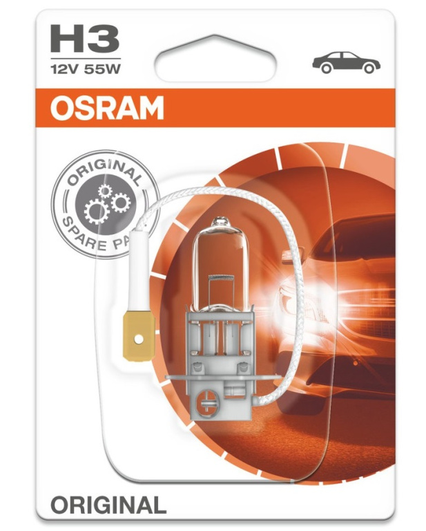 Bec Osram H3 12V 55W Original Blister 1 Buc 64151-01B