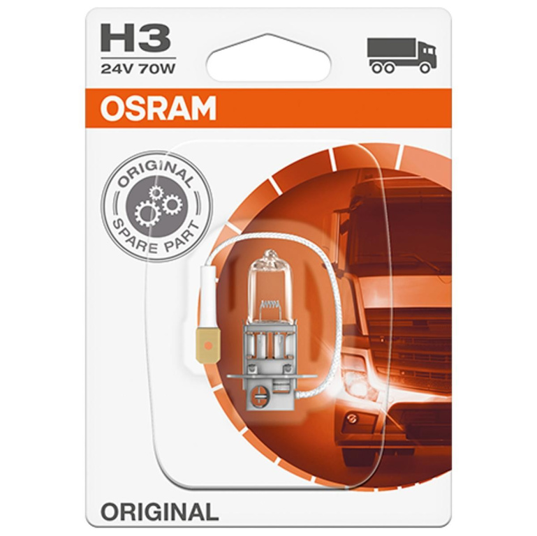 Bec Osram H3 24v 70W Original Blister 1 Bucata 64156-01B