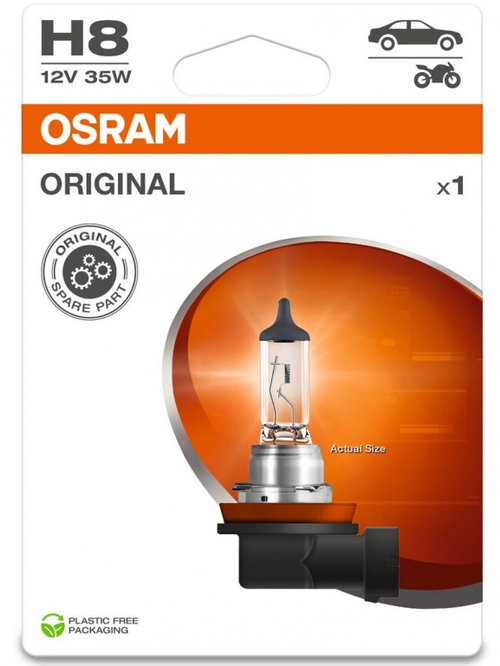 Bec Osram H8 12V 35W Original Blister 1 Buc 64212-1BL