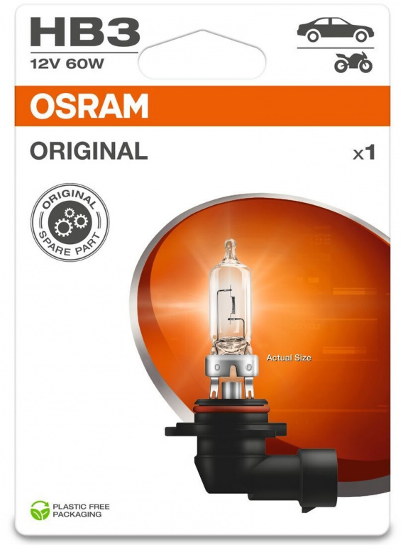 Bec Osram HB3 12V 60W Original Blister 1 Buc 9005-1BL