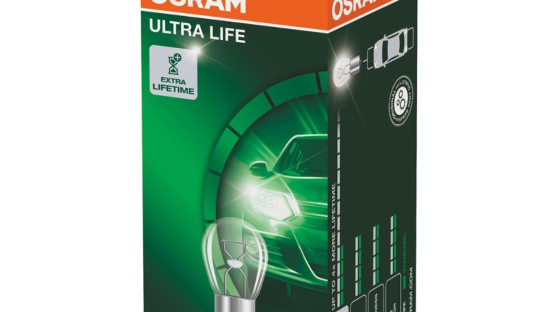 Bec Osram P21W 12V 21W BA15s Ultra Life 7506ULT