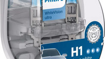 Bec Philips H1 12V 55W Whitevision Ultra P14,5S Se...