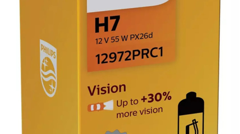 Bec Philips H7 12V 55W Vision Cutie 12972PRC1