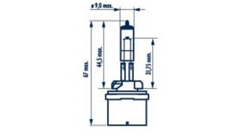 Bec, proiector ceata HYUNDAI i30 (FD) (2007 - 2011) NARVA 48041 piesa NOUA