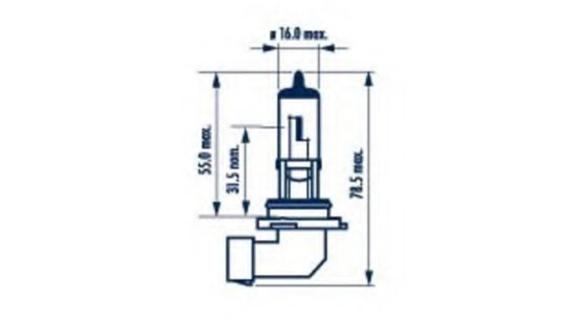 Bec, proiector ceata JEEP GRAND CHEROKEE III (WH, WK) (2005 - 2010) NARVA 48095 piesa NOUA