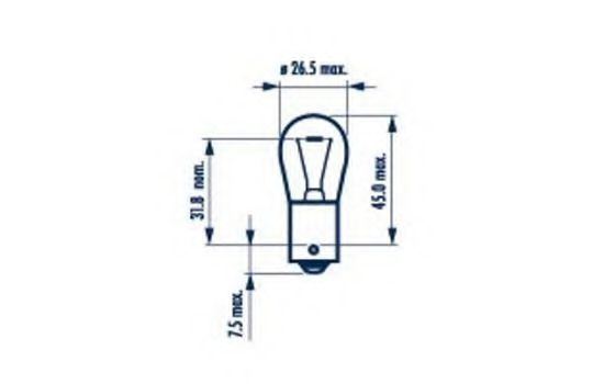 Bec, semnalizator AUDI A4 (8D2, B5) (1994 - 2001) NARVA 17638 piesa NOUA