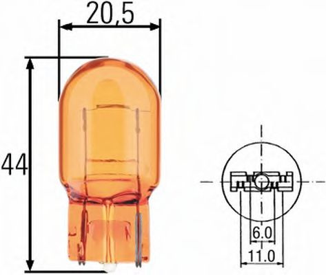 Bec, semnalizator HONDA INSIGHT (ZE) (2000 - 2006) HELLA 8GP 009 021-002 piesa NOUA