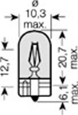 Bec, semnalizator LANCIA MUSA (350) (2004 - 2012) OSRAM 2827DC-02B piesa NOUA