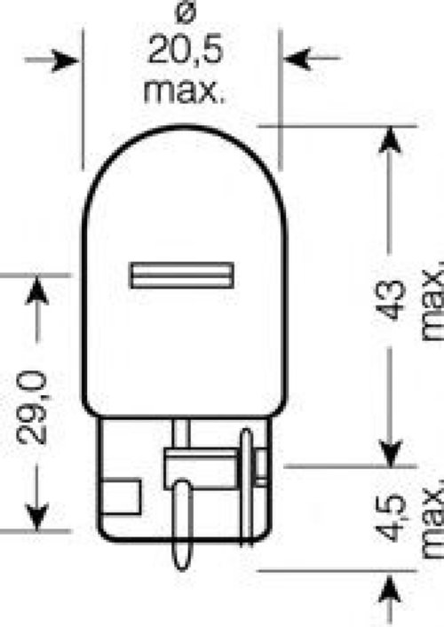 Bec, semnalizator MERCEDES SPRINTER 3-t bus (906) (2006 - 2016) OSRAM 7505-02B piesa NOUA